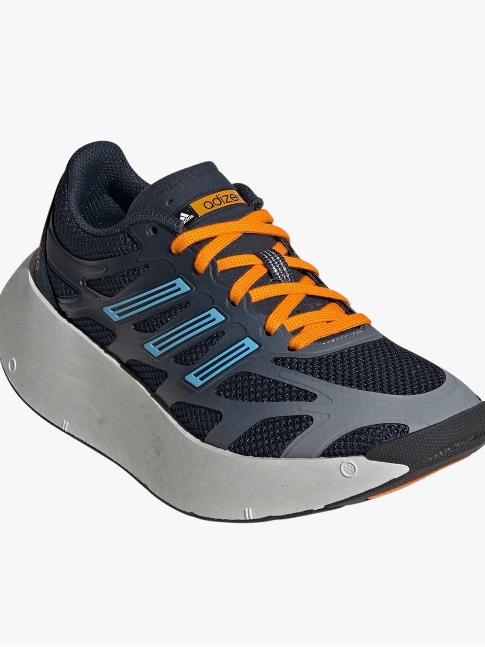 adidas
Adizero Aruku Sneakers 
Big Kid size 6.5M
Color: Aurora Ink/Grey/Sky Rush